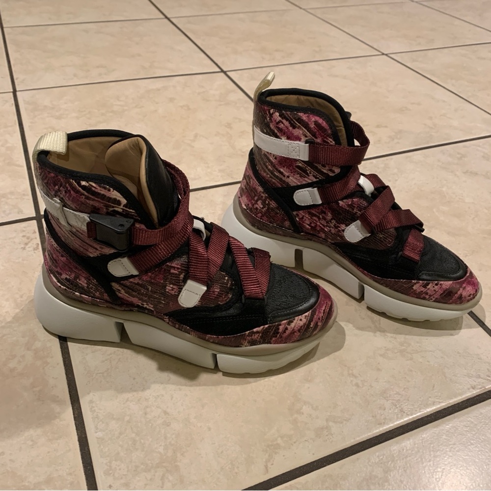 Chloe sonnie hightop sneakers